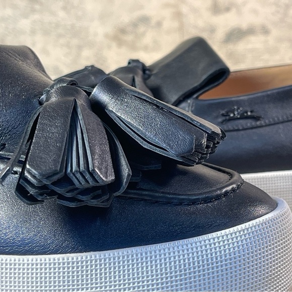 Longchamp Shoes - Longchamp Fall 2015 Ready to Wear Collection platform black leather loafers